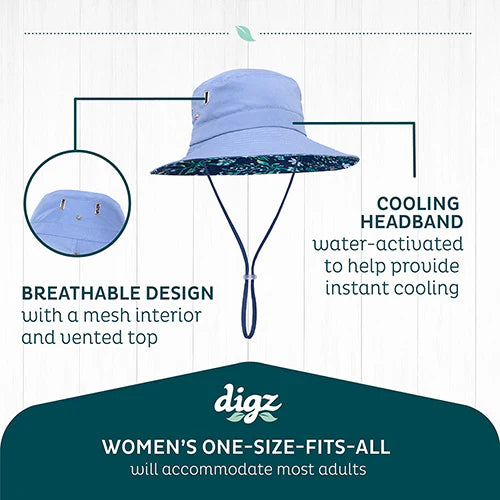 Digz Garden Cooling Sun Hat - 1 Size