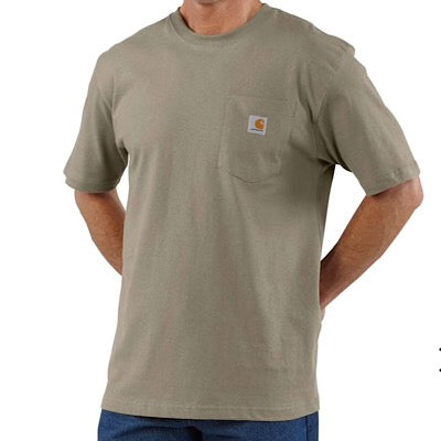 Carhartt Loose-Fit Heavyweight Short-Sleeve Pocket T-Shirt for Men
