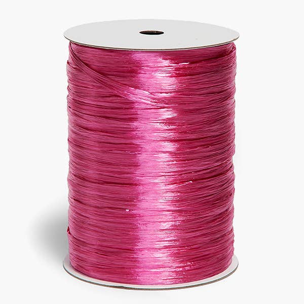 Pearlized Raffia Ribbon: Red Pearlized / 1 Pack / 500 yards