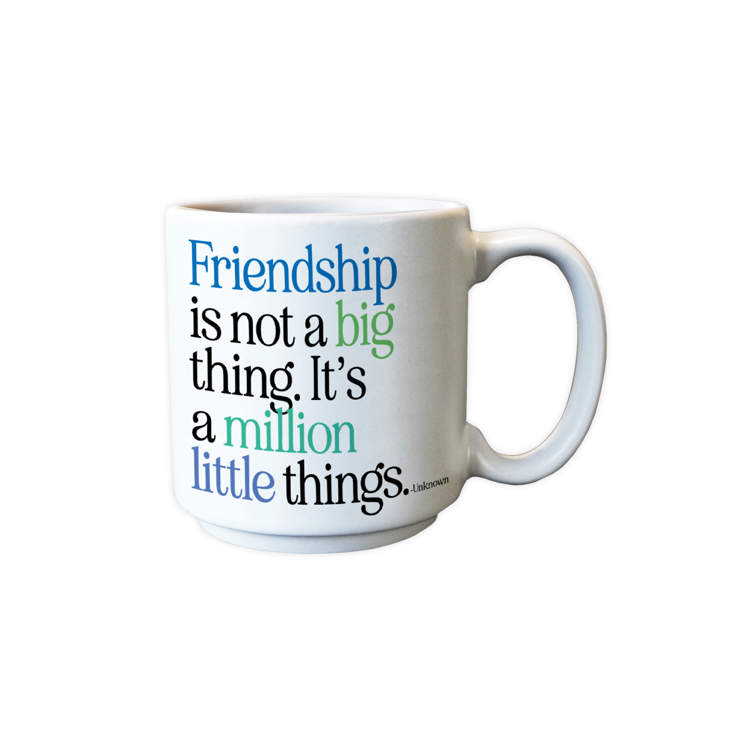 Mini Mugs - ED357 - Friendship Not Big Thing (Unknown)