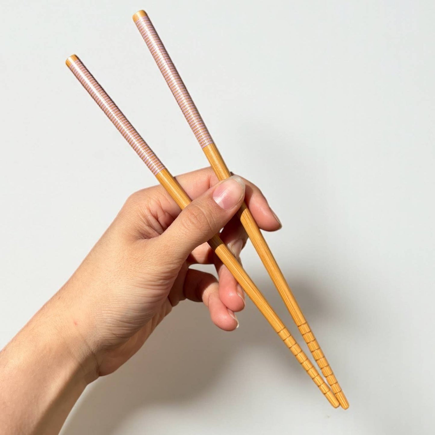 Bamboo Chopsticks - Set of 2 | Summer Bestseller: Red