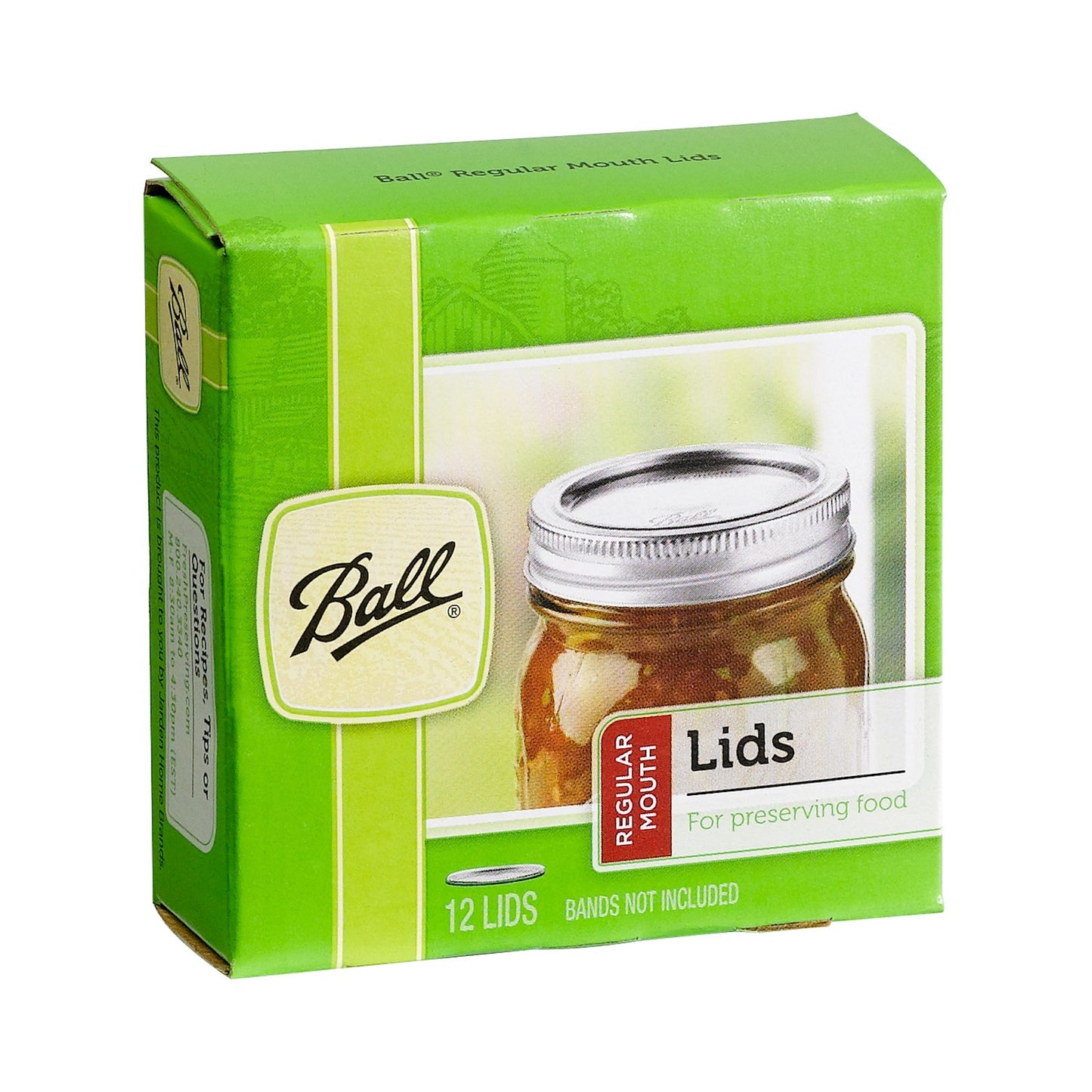 BALL MASON LIDS REGULAR 12PK
