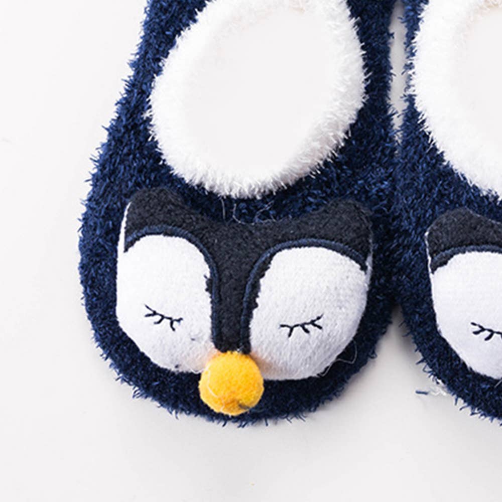 Baby / Toddler Lovely 3D Cartoon Decor Antiskid Floor Socks: Light Purple / 3-6 Months