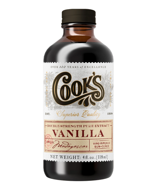 Pure Madagascar Vanilla Extract: 4 Oz