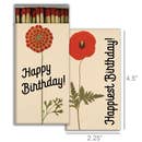 MATCHES - HAPPIEST BIRTHDAY 4.5X2.25X.75