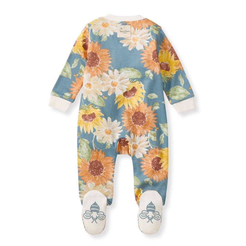 Sunflowers Sleep & Play: Mountain Blue / 3-6 Months