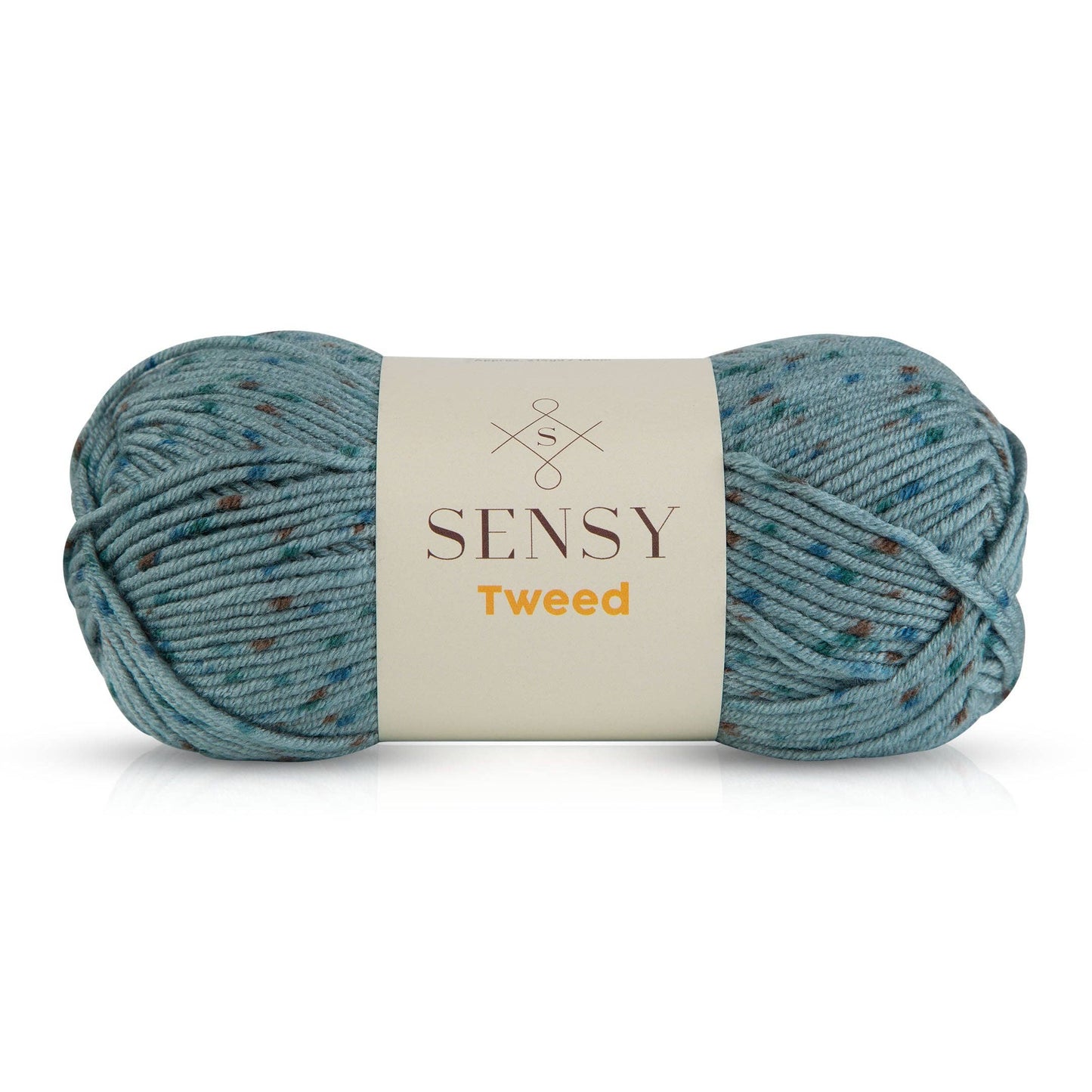 Sensy Tweed Yarn, 3.5 oz, 214 Yards, Gauge 4 Medium: Gray / 1 Skein