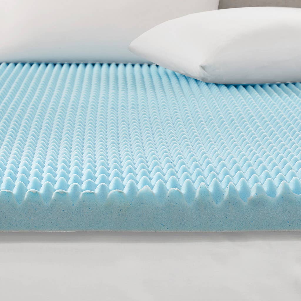 Cooling Gel Memory Foam Mattress Topper 1.5" or 3": Queen / 1.5" Thick