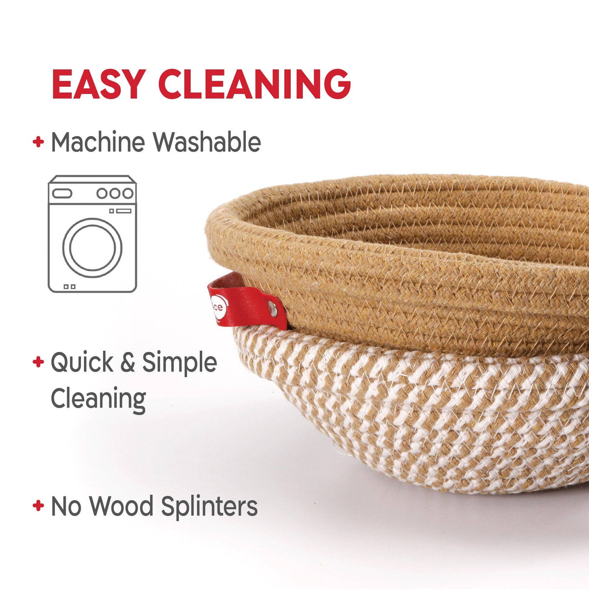 Round Cotton Rope Proofing Baskets Set