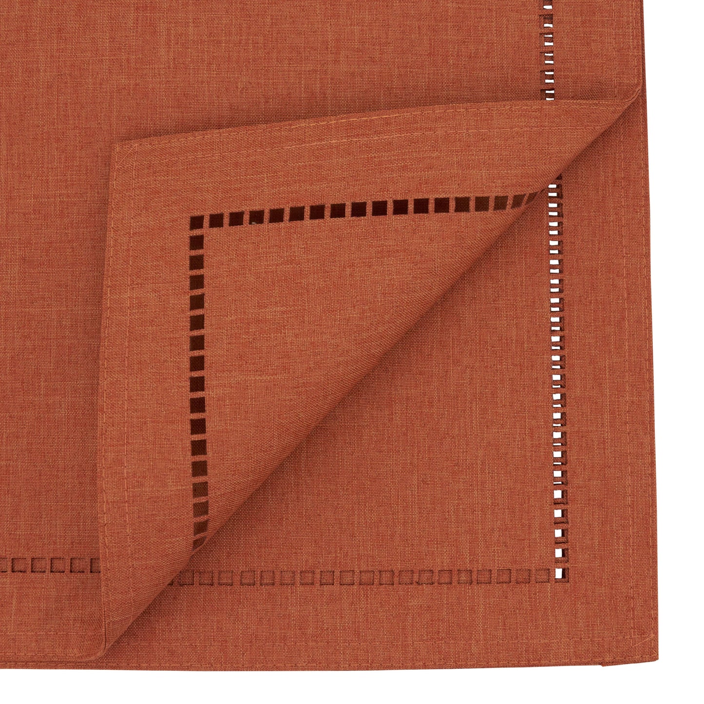 Laser-Cut Hemstitch Runner: Charcoal / 14"x54"