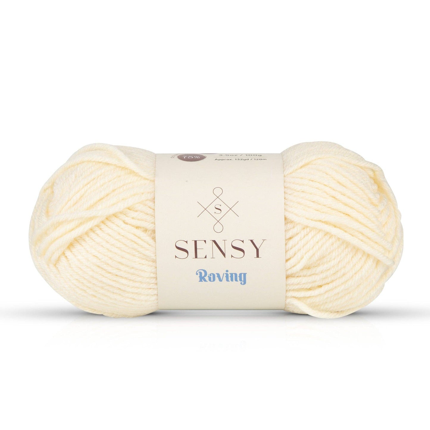 Sensy Roving Yarn, 3.5 oz, 132 Yards, Gauge 5 Bulky: Plum / 1 Skein