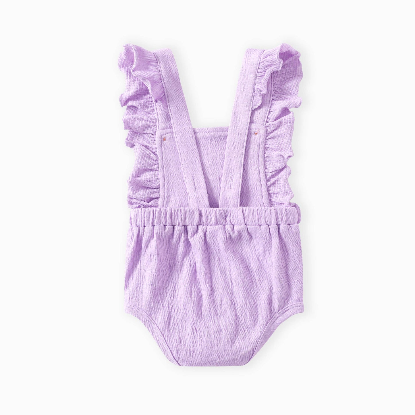 3-Pack Baby Girl Sweet Ruffled Romper: Multi-color / 3-6 Months