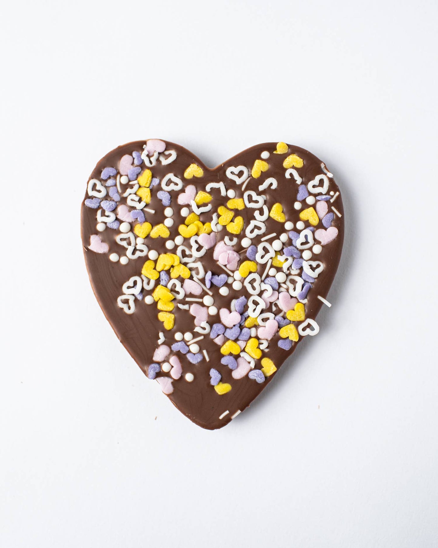 Chocolate Heart's: White Chocolate Pistachio Cranberry