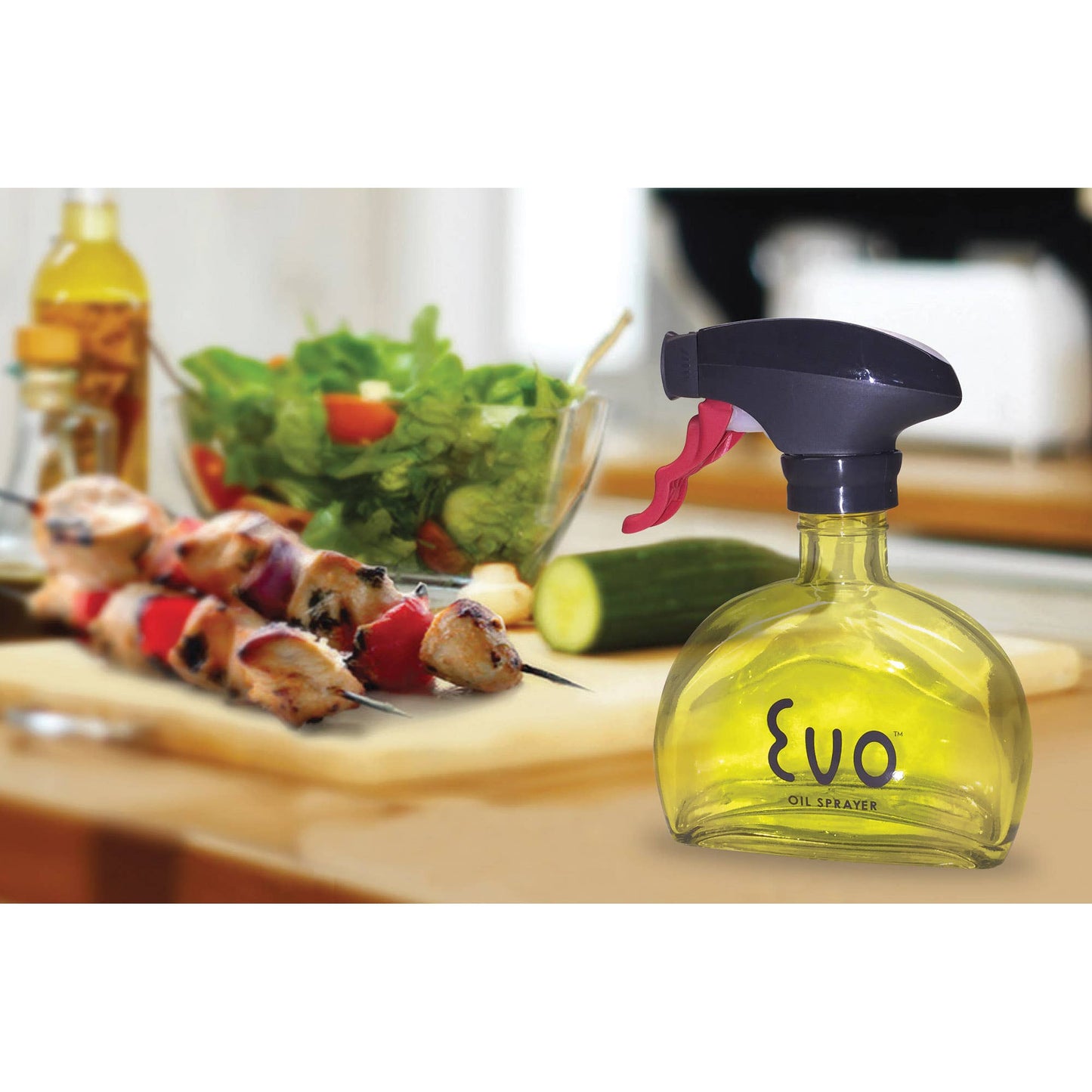 Evo Glass Oil Sprayer Bottle, 6oz: Yellow