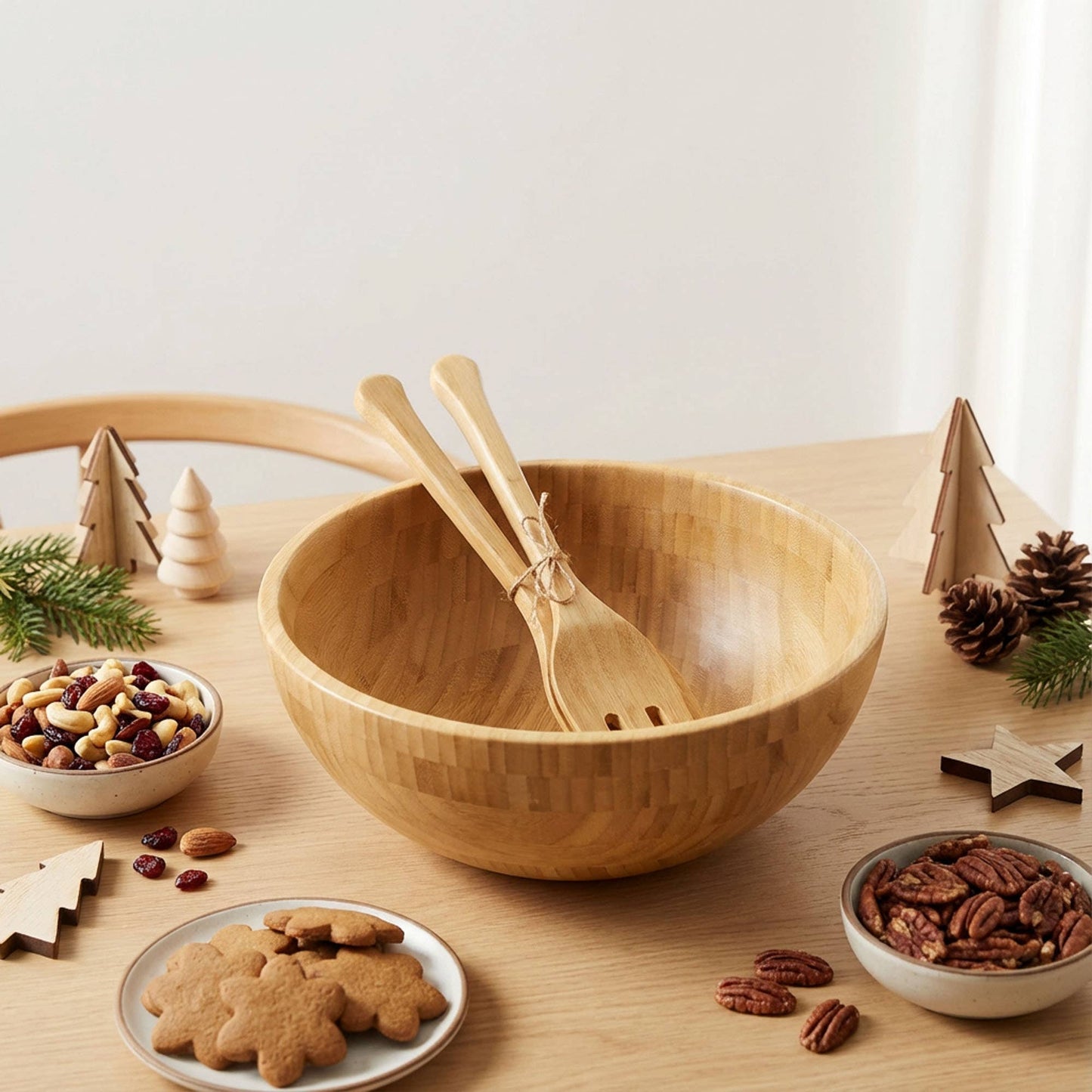 Bamboo Salad Serving Hands | Summer Bestseller