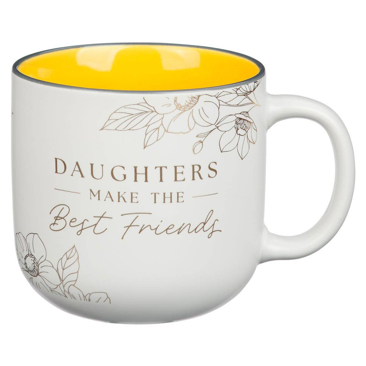 Mug Yellow Daughters Make Best Friends Prov. 3:15