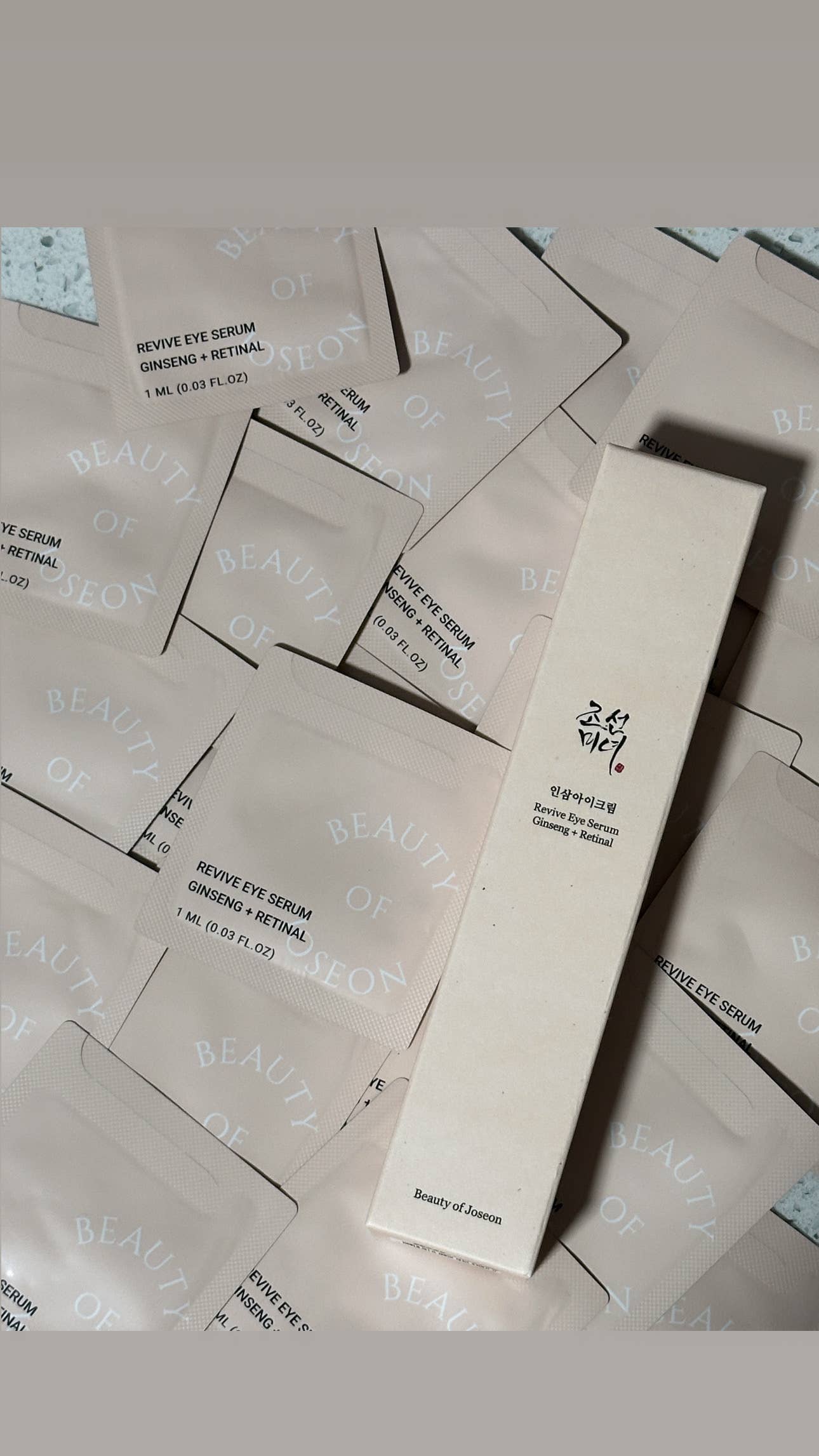 BEAUTY OF JOSEON Skincare Sachet Samples Serum Cream: Ginseng Eye