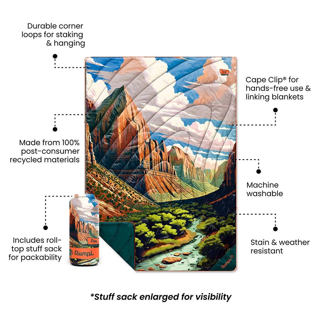 Original Puffy Blanket - Zion: 1-Person