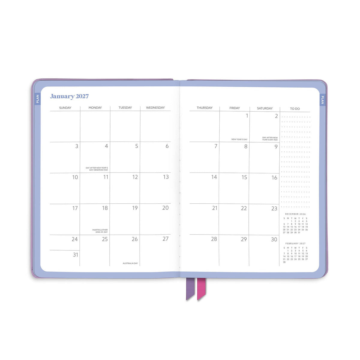 2027 Vibrant Poppies Good Day Monthly Planner