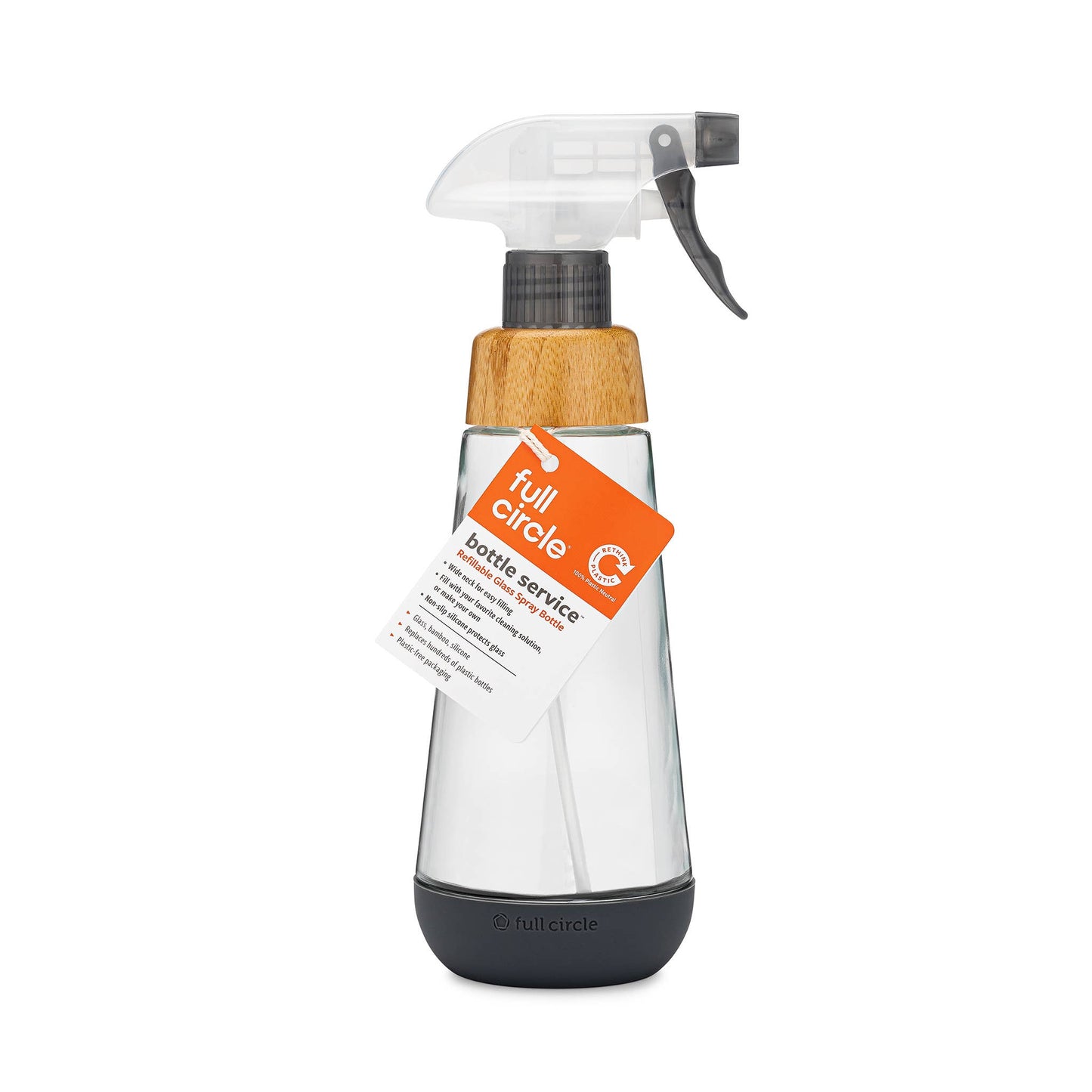 Bottle Service Glass Spray Bottle: Green