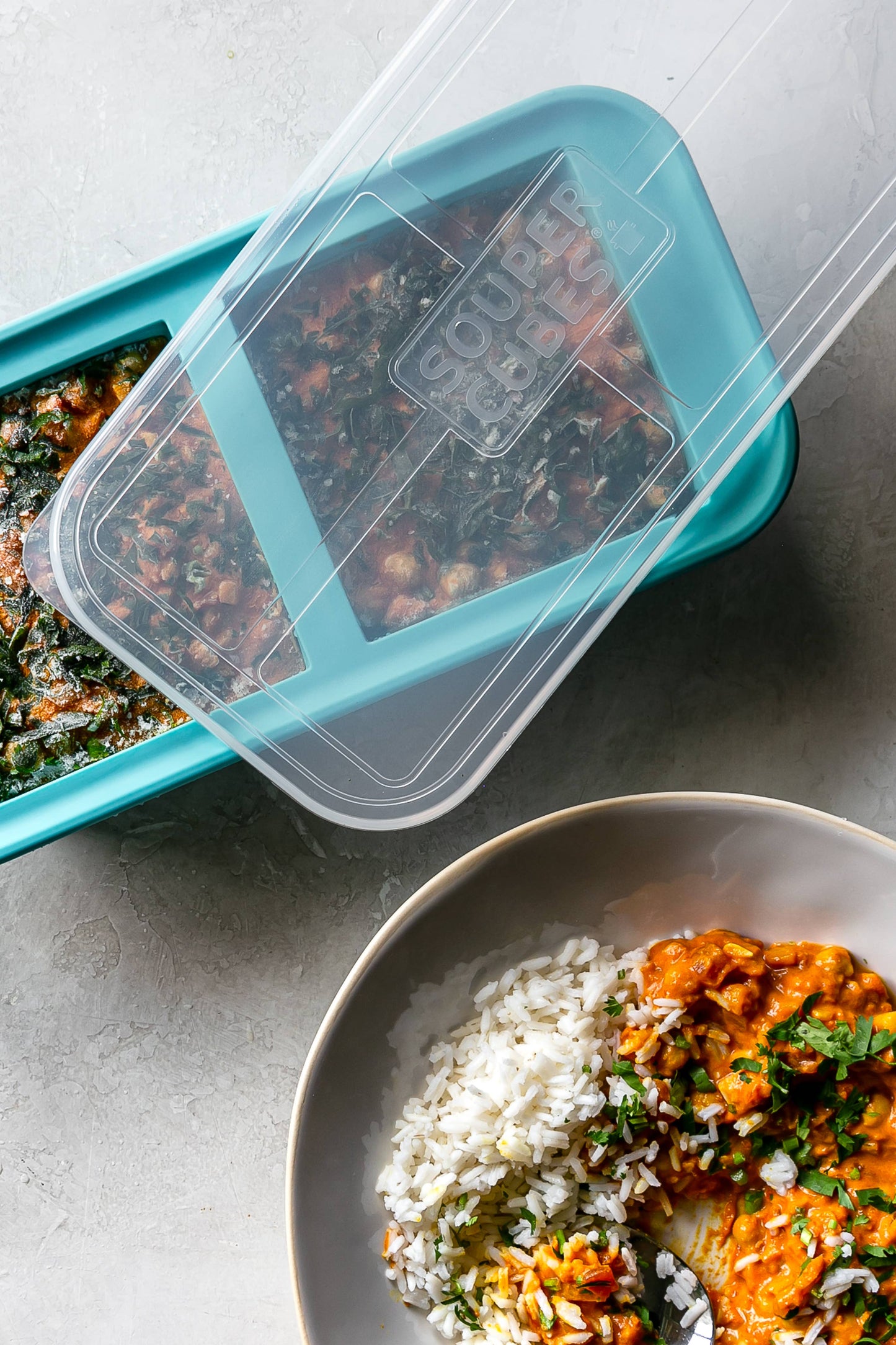 Souper Cubes 2 Cup Freezing Tray - Pack of 1: Charcoal