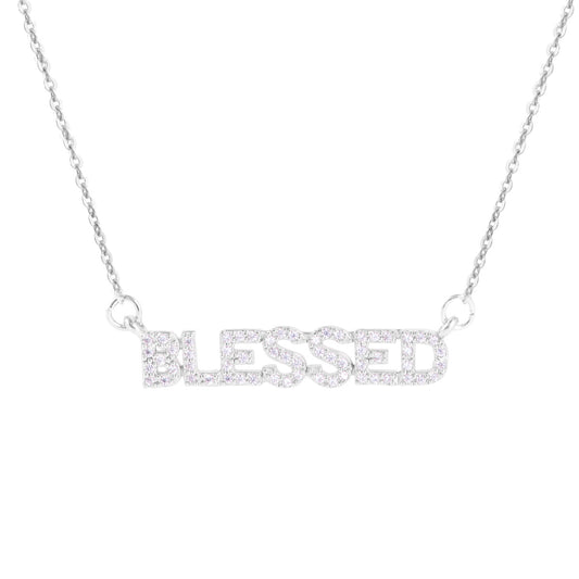 BLESSED MONOGRAM NECKLACE