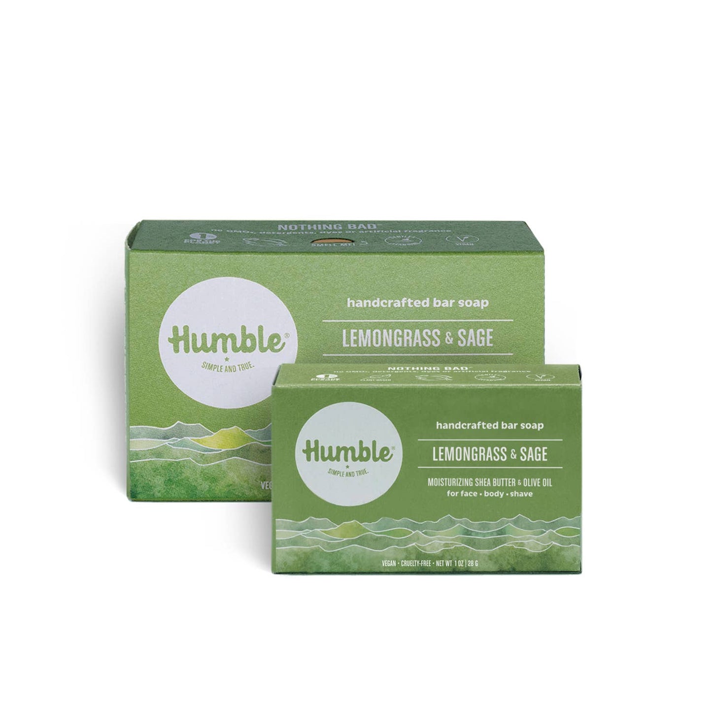 Lemongrass & Sage Travel Soap Bar