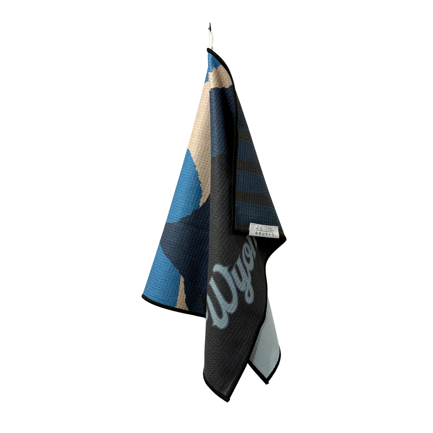 Cowboy State Skyline | Waffle Weave Microfiber Towels Kitchen & Bath: Hand Towel