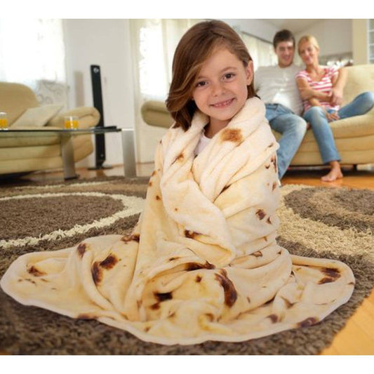 Z-BRTBLNK-47 Burrito Blanket Flour Tortilla Design: 47 inches
