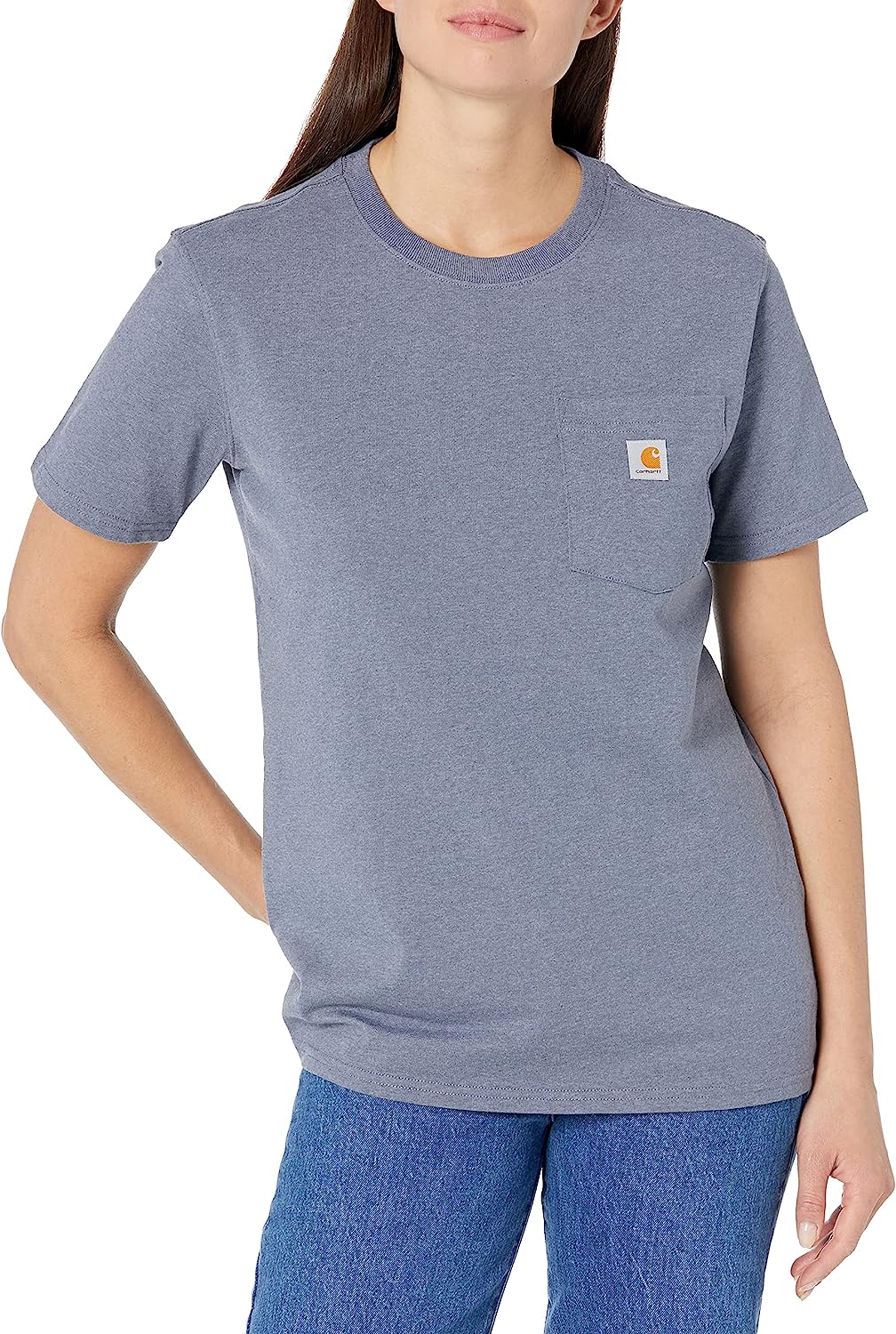 Carhartt Women's Loose Fit Heavyweight Short-Sleeve Pocket T-Shirt