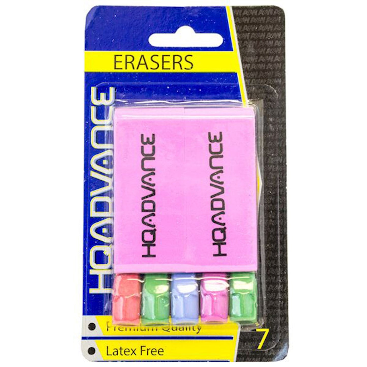 Erasers Assortment Style and Colors