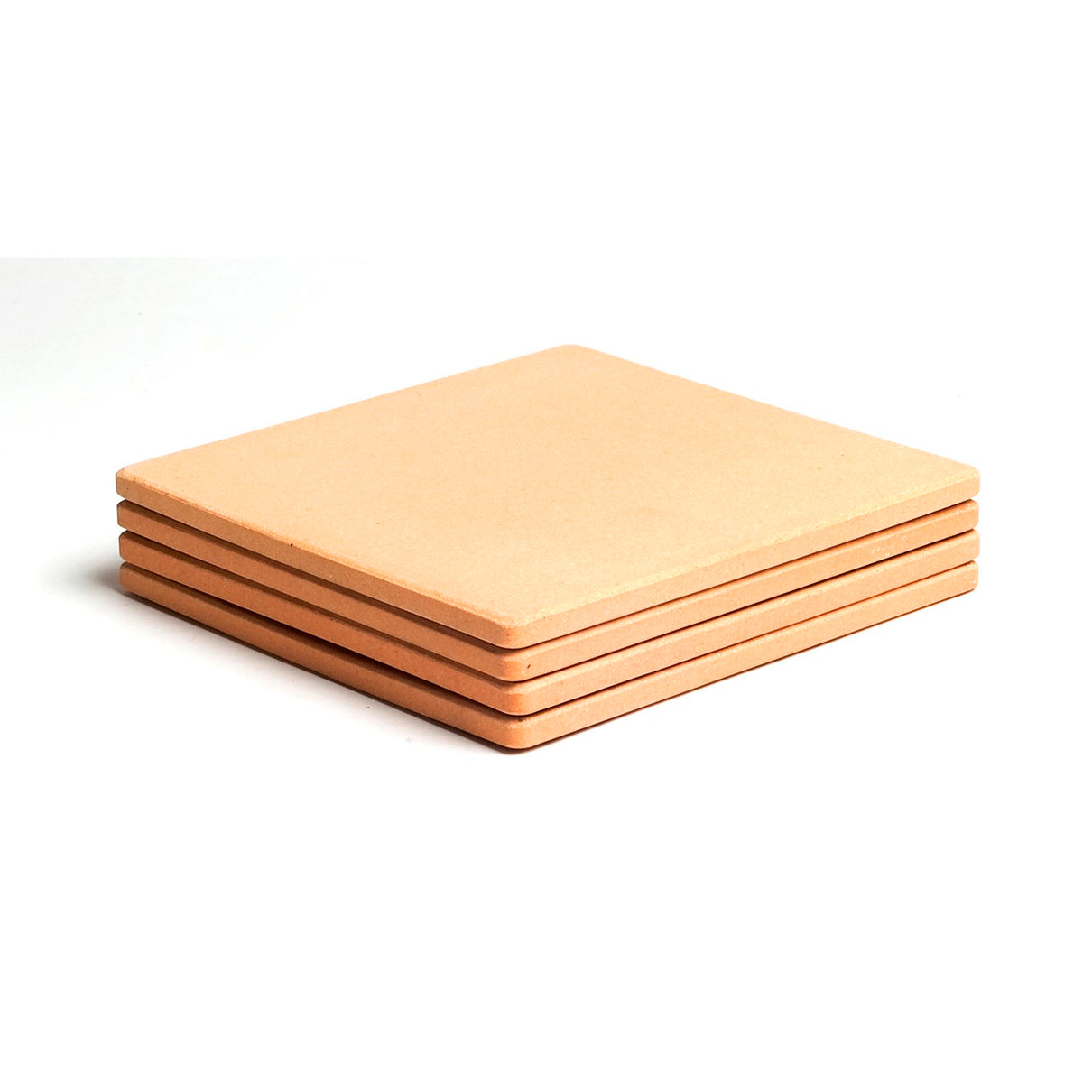 MINI PIZZA STONE TILES 4 COUNT, SQUARE