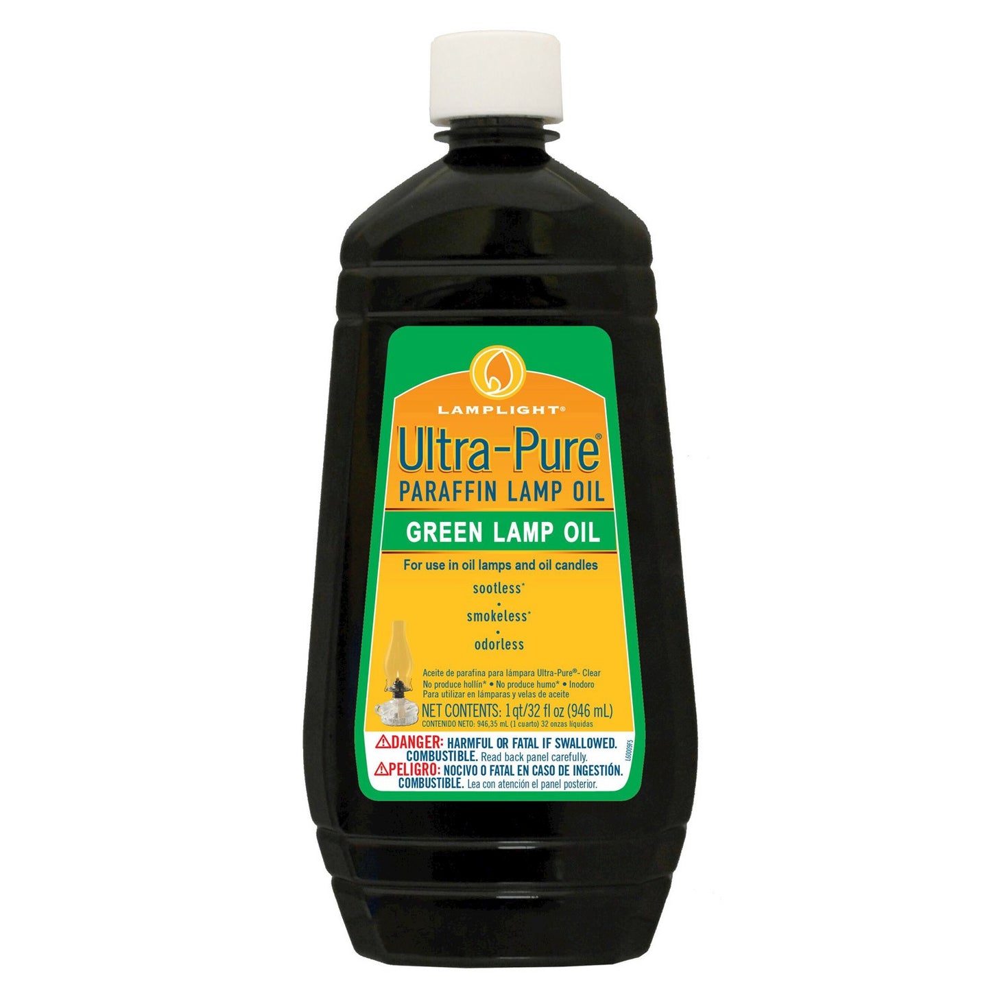 LAMP OIL PARAFFIN 32OZ GREEN