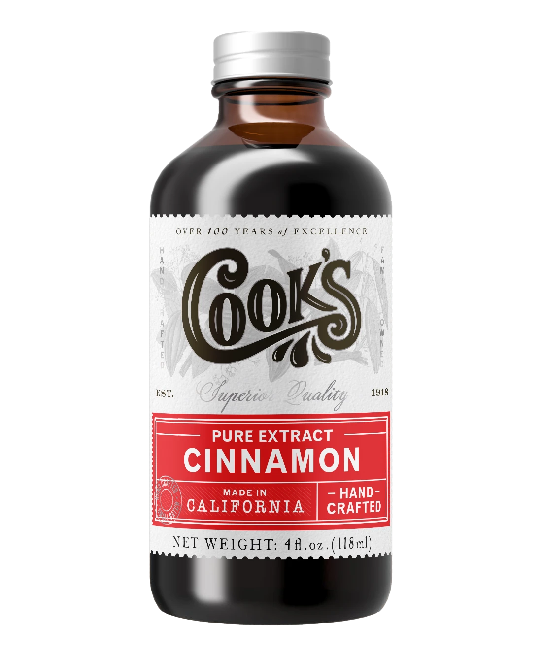 Pure Cinnamon Extract: 4 Oz