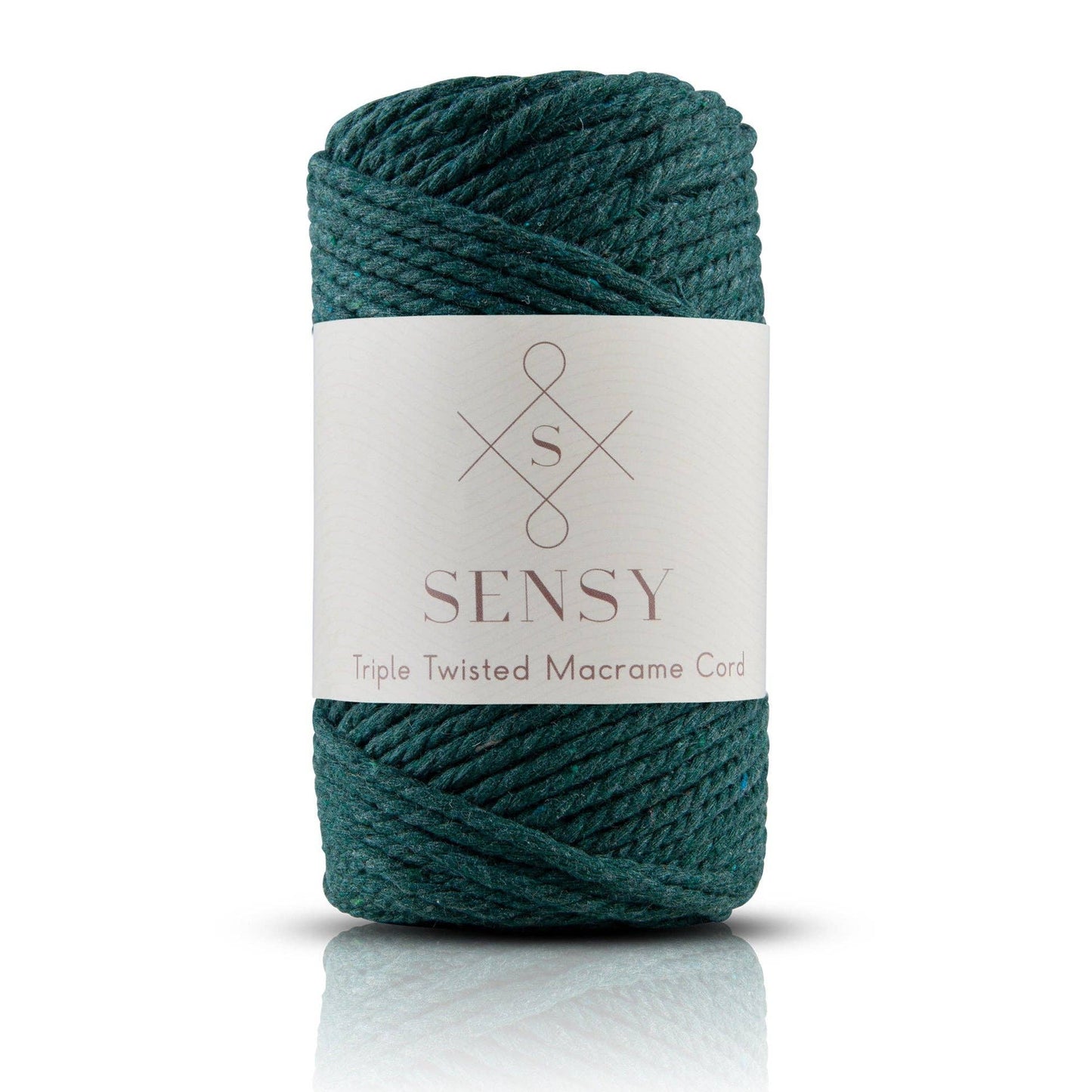 Sensy Premium 3mm - 100% Cotton 3 Strand Twisted Macrame: Peacock
