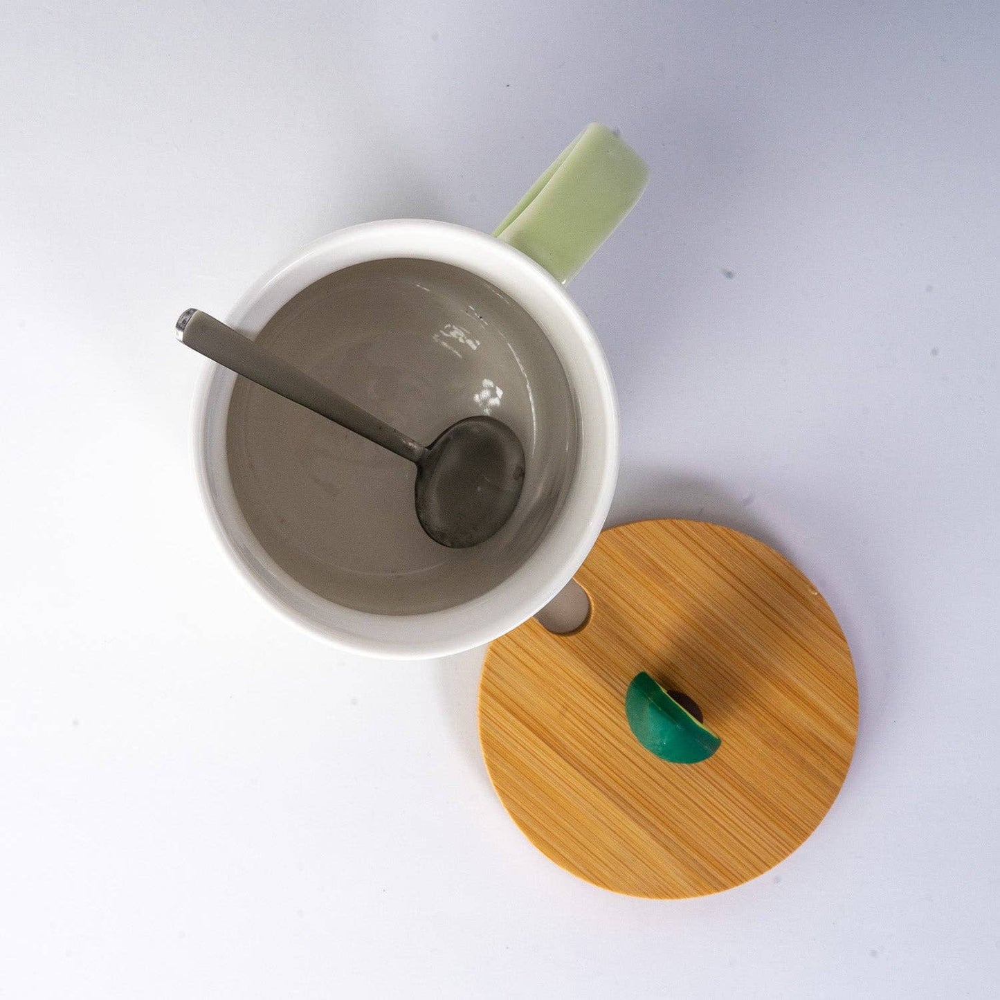 Avocado 12oz Mug With Lid and Spoon (10/30)