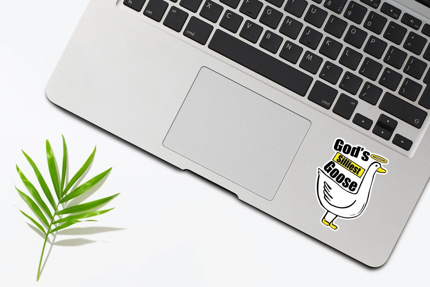 God's Silliest Goose Sticker: 2 inch