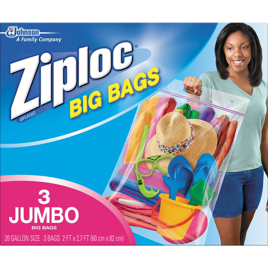 ZIPLOC BAG XXLARGE 3CT