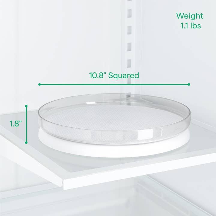 Fridgeview® Fridge Turntable with Mat, 11”
