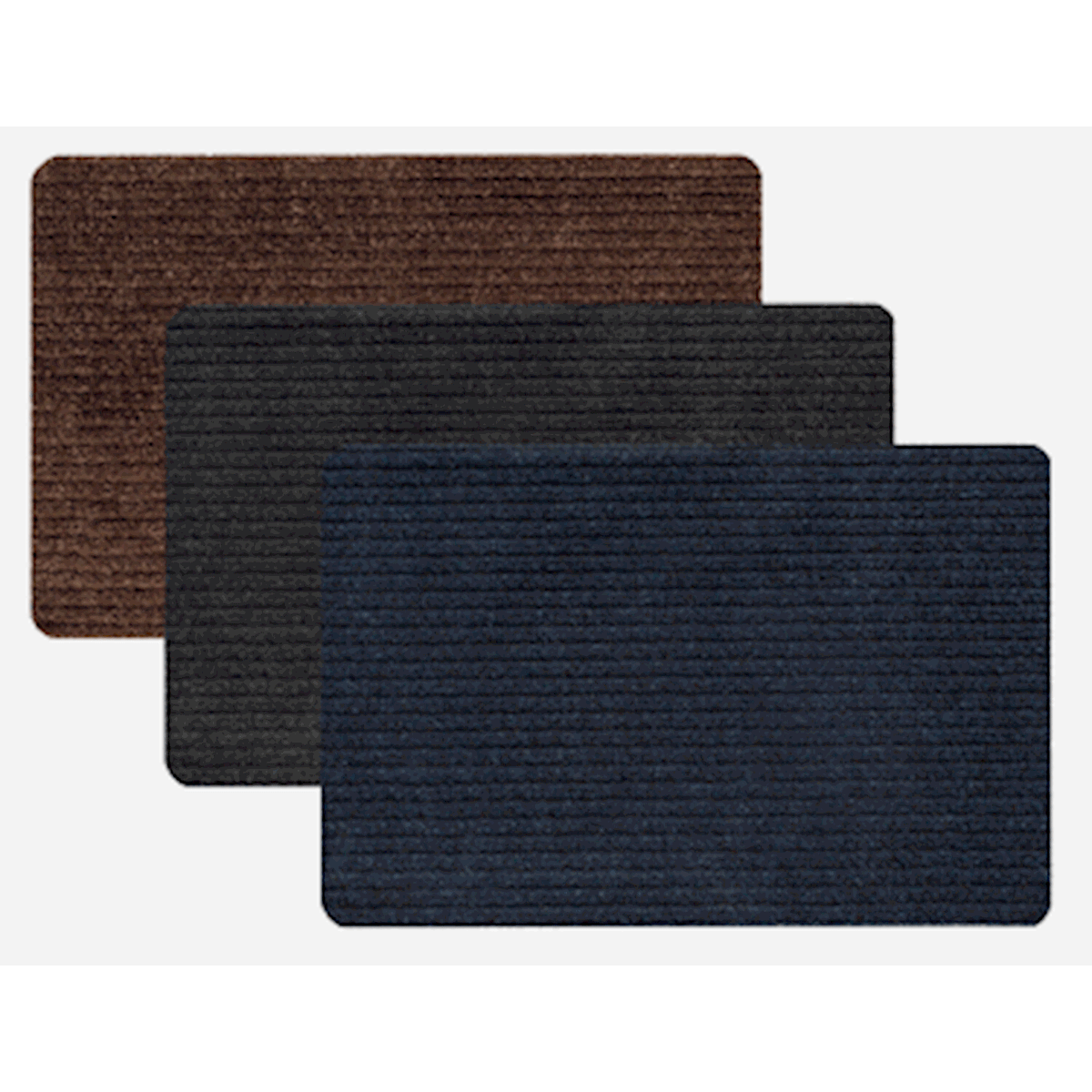 DOOR MAT RIB 20X30 AST COLORS