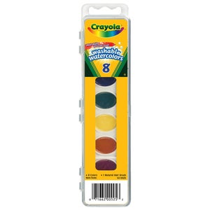 971197 Crayola Washable Assorted Water Colors (8-Pack)