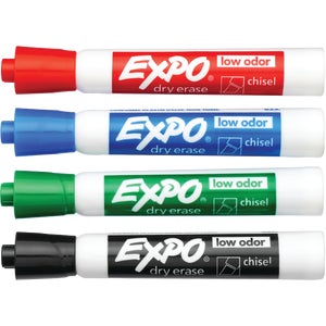 973165 Expo Large Dry Erase Marker Assortment (4-Pack)