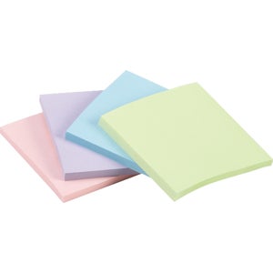 976121 Post-it 3 In. x 3 In. Beachside Caf Collection Note Pad (4-Pack)