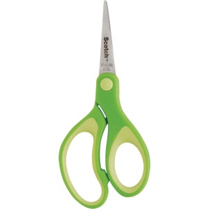 Scotch Kids 5 In. Blunt Tip Soft Grip Scissors - GREEN