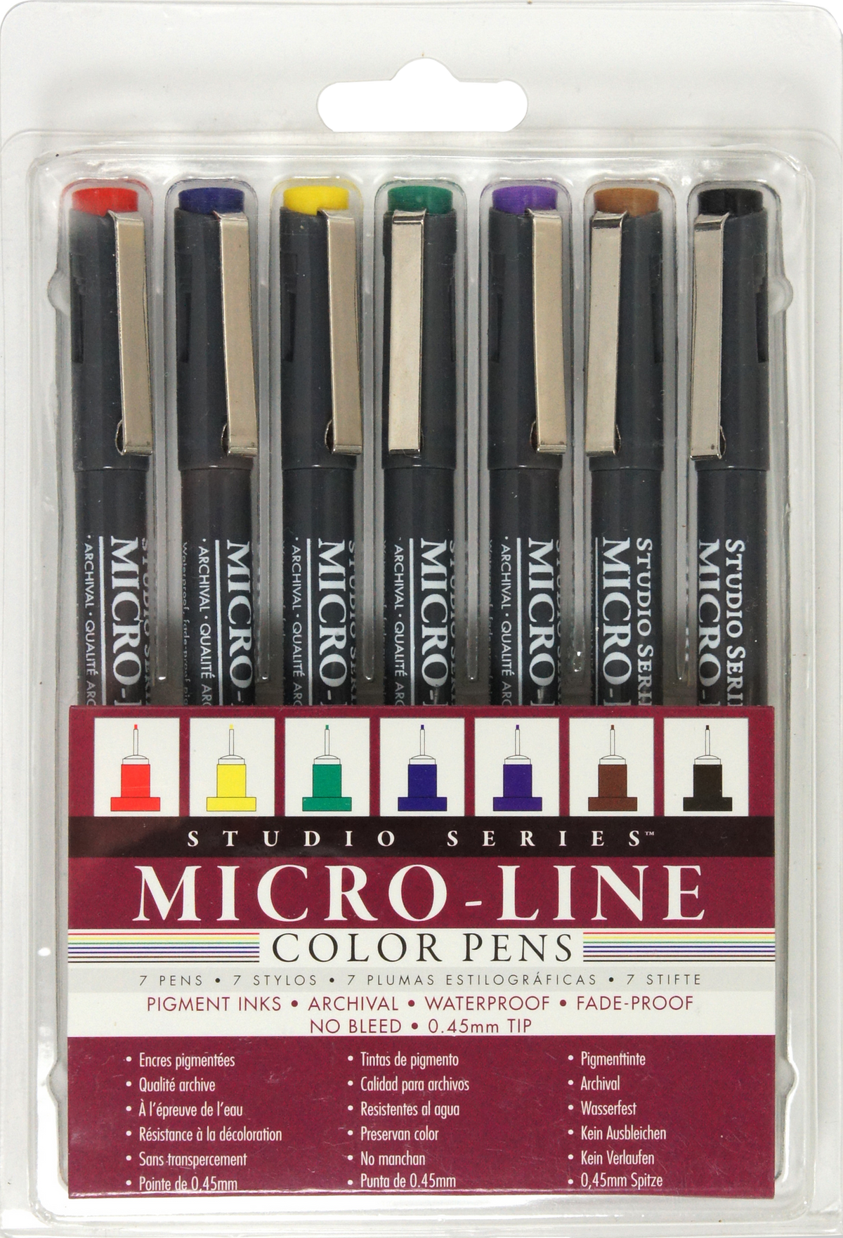 Studio Colored Micro line Pen Set