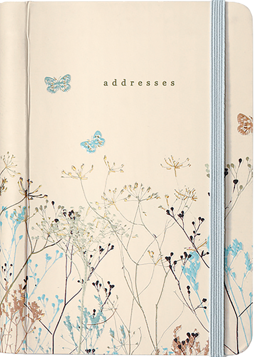 BUTTERFLIES ADDRESS BOOK