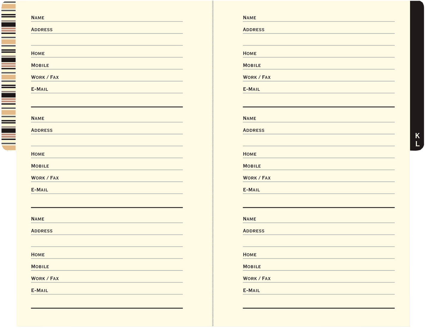 THE LITTLE BLACK BOOK OF ADDRESSES