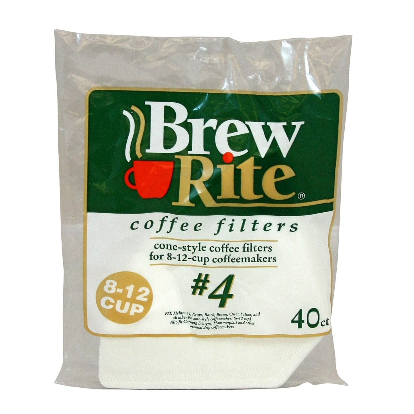 Cone Coffee Filter No4 40CT