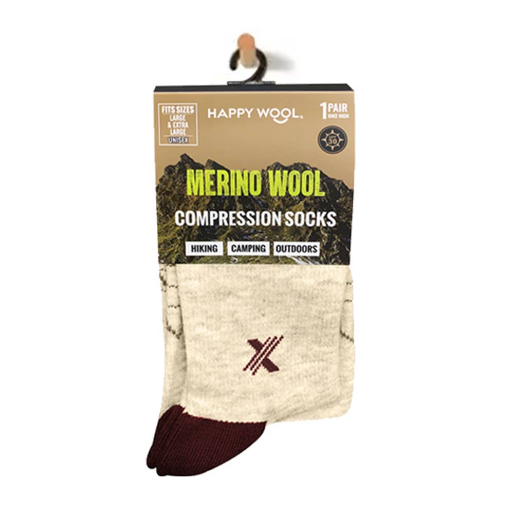 HAPPYWOOL® BUTTER-SOFT MERINO WOOL SOCKS: Charcoal / Small/Medium