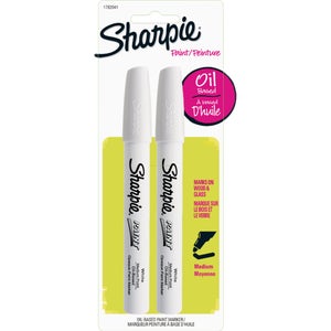 Sharpie White Medium Point Paint Marker (2-Pack)